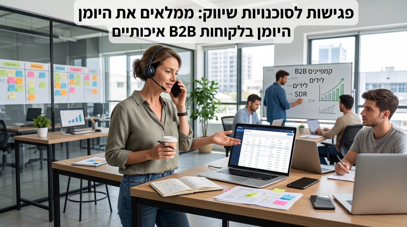 תיאום פגישות לסוכנויות שיווק דיגיטלי: כך תמלאו יומן מהר
